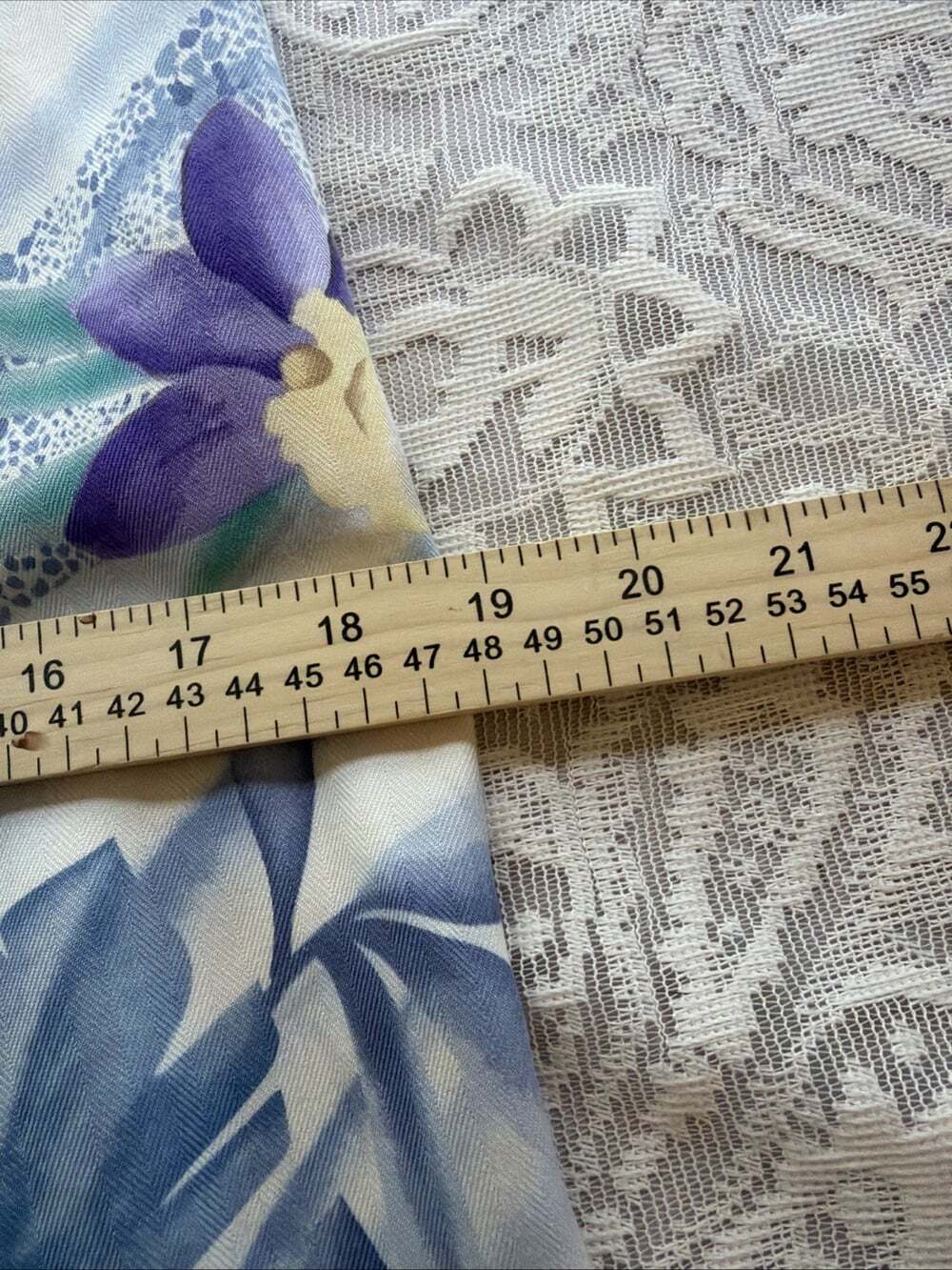 August Silk Wife Leg Jammers coastal tropical Hawaiian,boho washable W30”/L23”/L - Picture 5 of 6